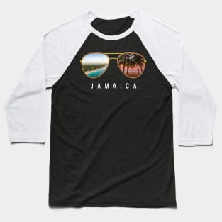 Jamaica Sunglasses Baseball T-Shirt